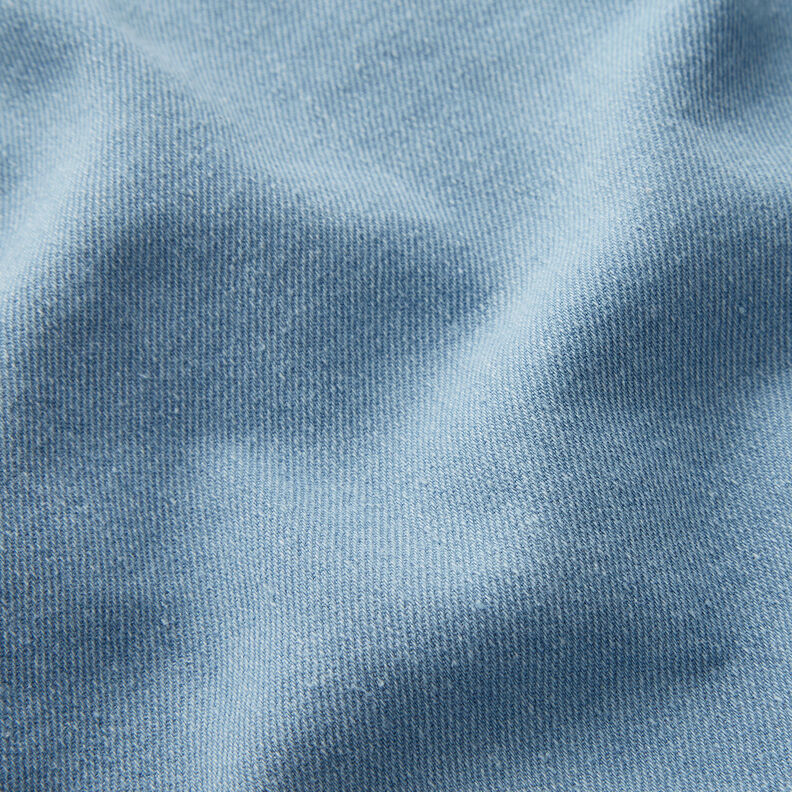 Denim in cotone elasticizzato medio – azzurro, image number 2