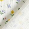 mussolina / tessuto doppio increspato Piccoli fiorellini | Poppy Fabrics – avorio,  thumbnail number 4