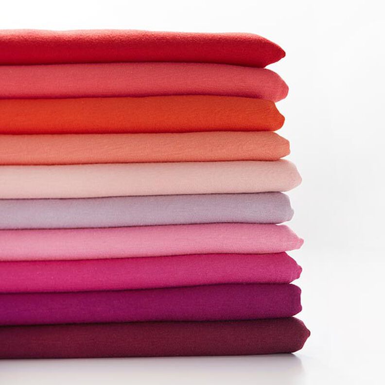 jersey di cotone medio tinta unita – pink,  image number 4