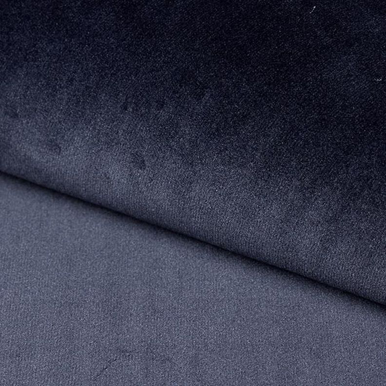 tessuto da tappezzeria velluto – blu notte,  image number 2
