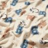 Morbido pile Giacca collage in stile – beige chiaro/blu,  thumbnail number 2