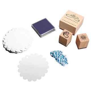 set di timbri farfalla & fiore, 
