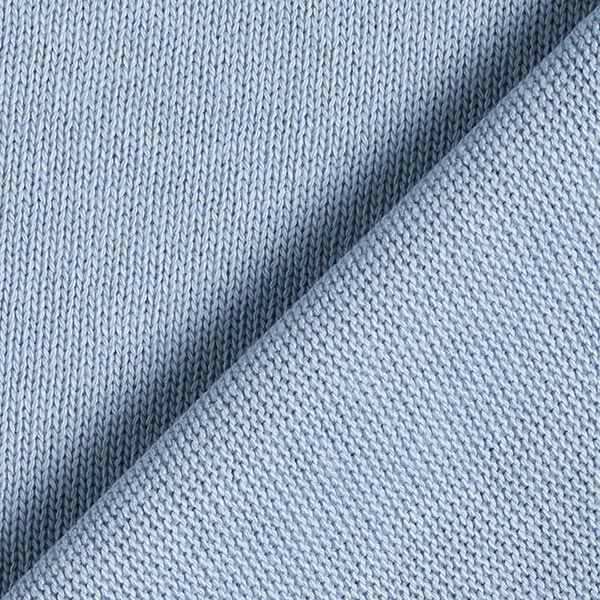 tessuto in maglia di cotone – grigio blu, image number 3