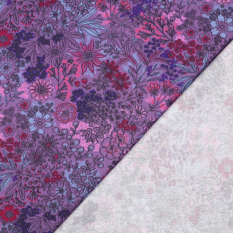 popeline di cotone fiori selvatici | Poppy Fabrics – lavanda, image number 5