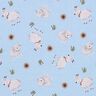 jersey di cotone Pecore e capre stampa digitale &ndash; azzurro,  thumbnail number 1