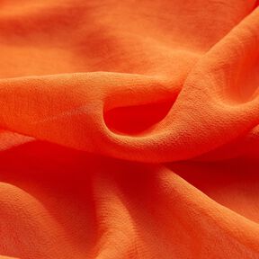 chiffon increspato tinta unita – arancione, 