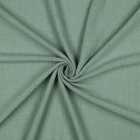 tessuto in cotone Lino ad effetto tinta unita – canna palustre, 