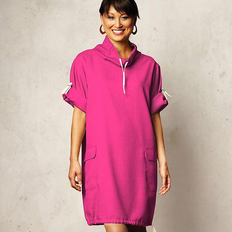 French terry leggero tinta unita &ndash; pink,  image number 9