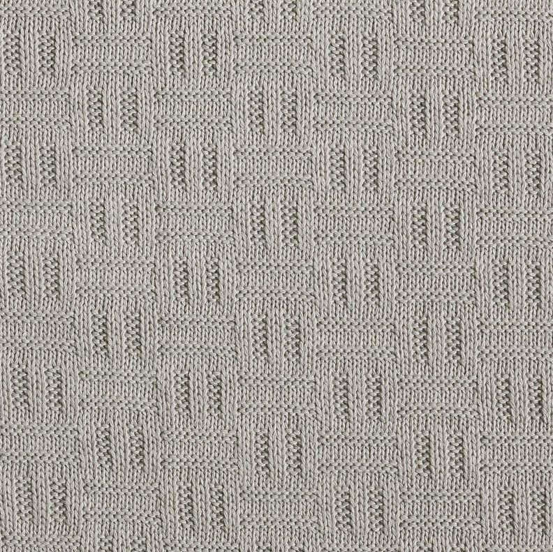 tessuto in maglia Motivo a coste spezzate – grigio chiaro,  image number 1