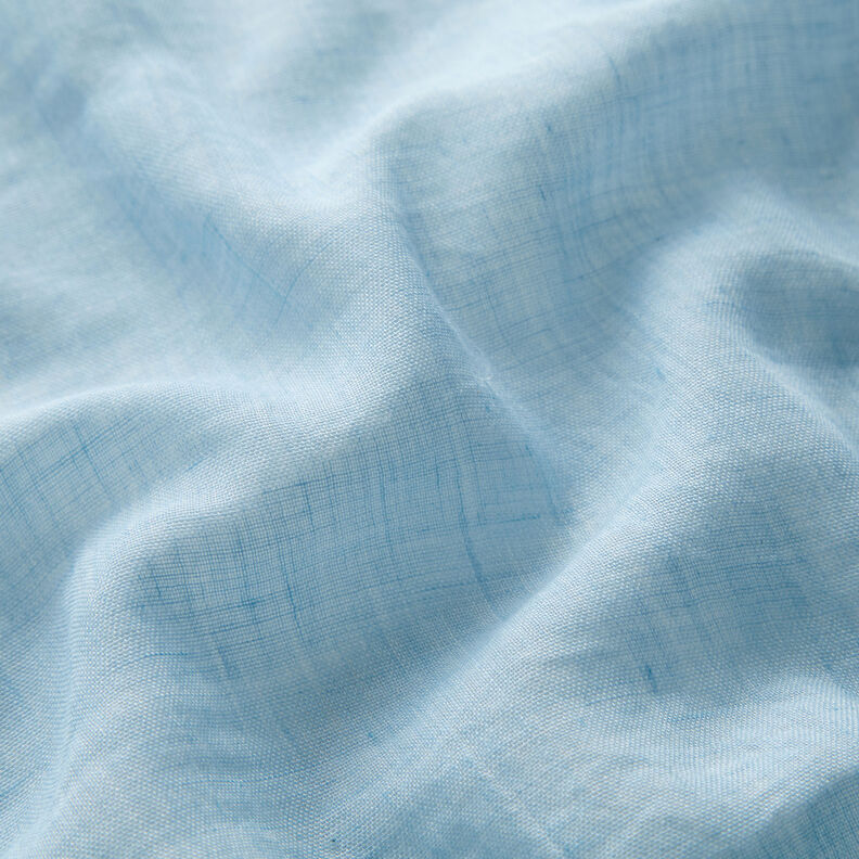 Voile Melange effetto stropicciato – azzurro,  image number 2
