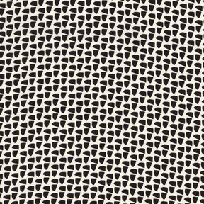 tessuto per camicette Grafica astratta – crema/nero,  tessuto per camicette Grafica astratta – crema/nero,
