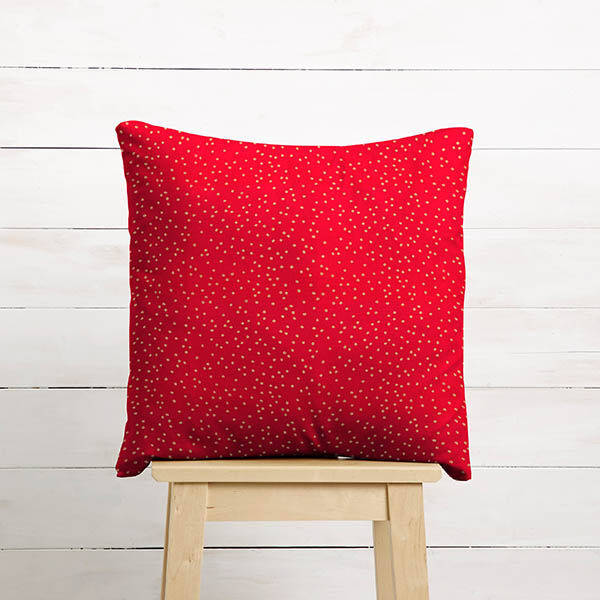 tessuto in cotone popeline Punti fini – rosso/oro, image number 8