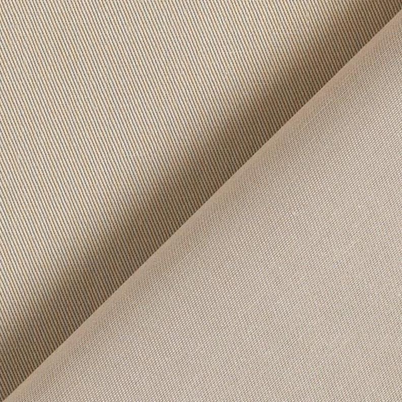 twill di cotone tinta unita – beige,  image number 3