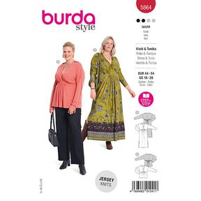 abito / Tunika taglie comode | Burda 5864 | 44-54, 