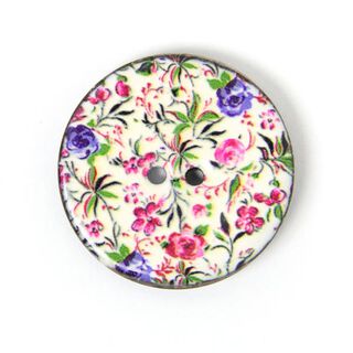 Bottone in cocco Mazzo di fiori 1, 