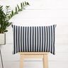 tessuto in cotone cretonne Strisce marittime – nero-azzurro/tortora chiaro,  thumbnail number 7