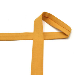 Nastro in sbieco jersey di cotone [20 mm] – giallo curry, 