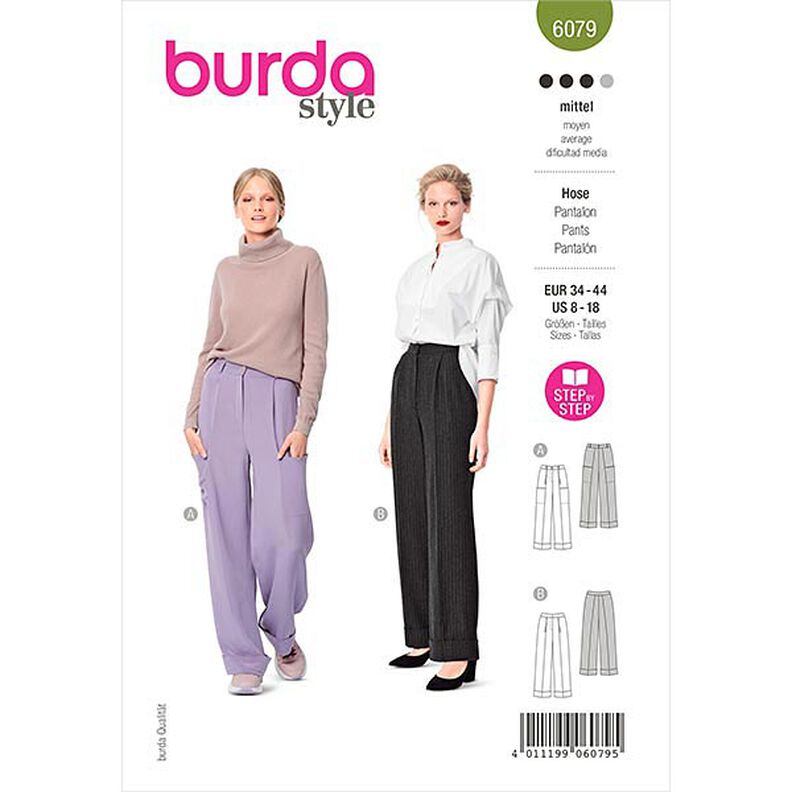 pantalone, Burda 6079 | 34-44,  image number 1