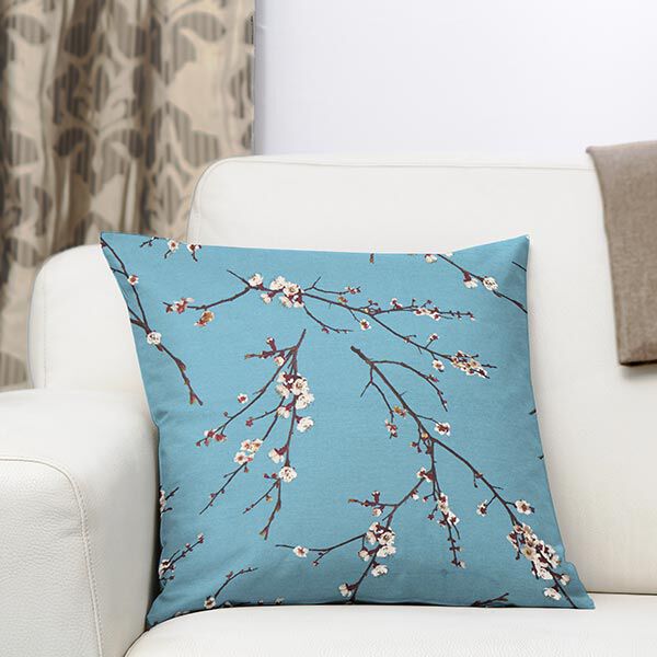 tessuto arredo Ottomana primavera – blu, image number 8