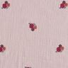 mussolina / tessuto doppio increspato Fiorellini ricamati | Poppy Fabrics – rosa antico chiaro,  thumbnail number 1