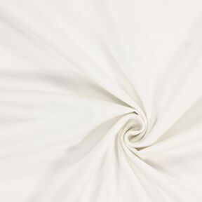 twill di cotone tinta unita – bianco lana, 