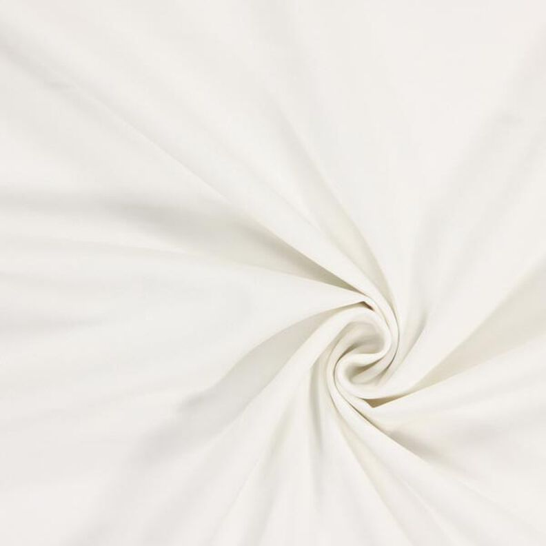 twill di cotone tinta unita – bianco lana,  image number 1