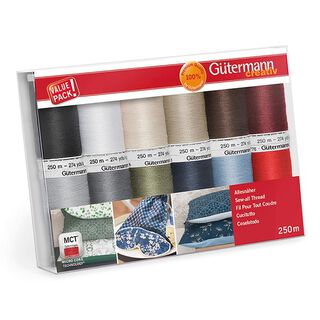 set filo da cucito Cucitutto [ 250m | 12 pezzo/i ] | Gütermann creativ – mix di colori, 