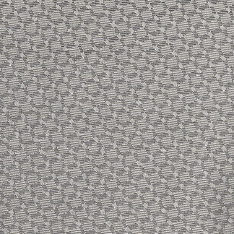 tessuto per fodere Jacquard Rombi – grigio,  image number 1