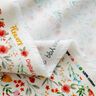 velluto a costine Prato fiorito in acquerello stampa digitale – bianco lana,  thumbnail number 3