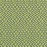 tessuto in cotone cretonne motivo zigzag etnico – verde,  thumbnail number 1