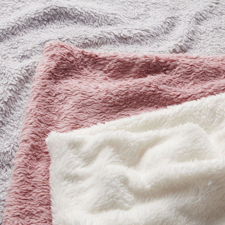 Sherpa Misto cotone tinta unita – rosa anticato, image number 5