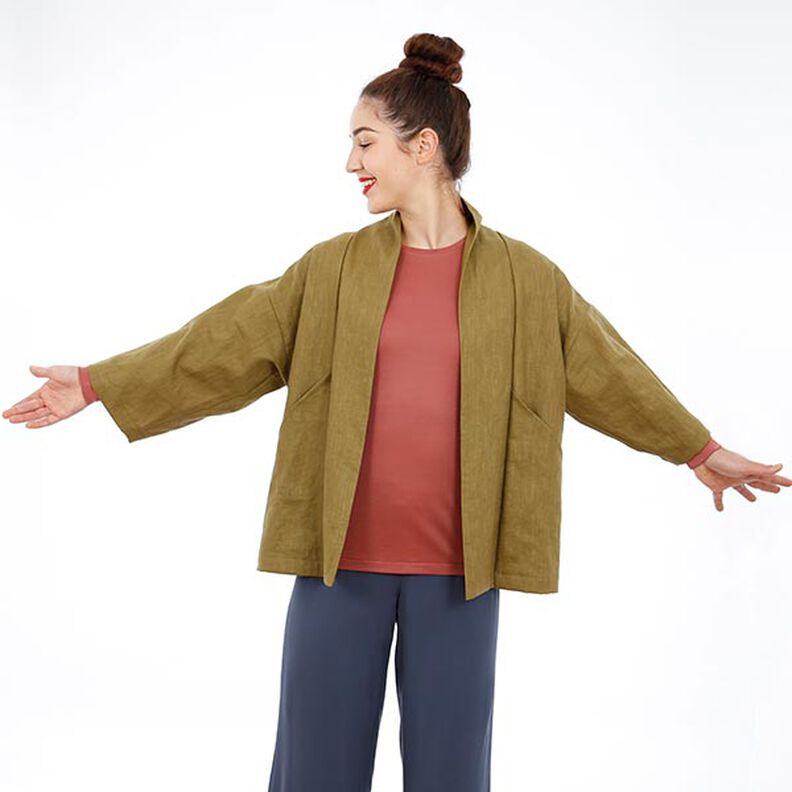 FRAU SINA - giacca kimono con tasche oblique, Studio Schnittreif | XS - XXL,  image number 4