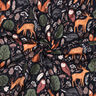 felpa garzata animali nella foresta stampa digitale | Poppy Fabrics – blu notte,  thumbnail number 3