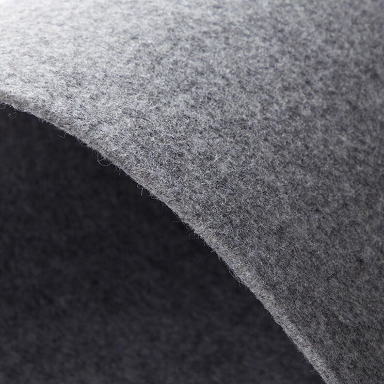 Feltro 45 cm / 4 mm di spessore mélange – grigio chiaro,  image number 1