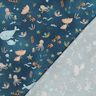 popeline di cotone Aanimali marini felici stampa digitale | Poppy Fabrics – blu oceano,  thumbnail number 4