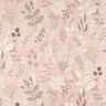 tessuto arredo mezzo panama Morbidi ramoscelli – rosa antico chiaro/naturale,  thumbnail number 1