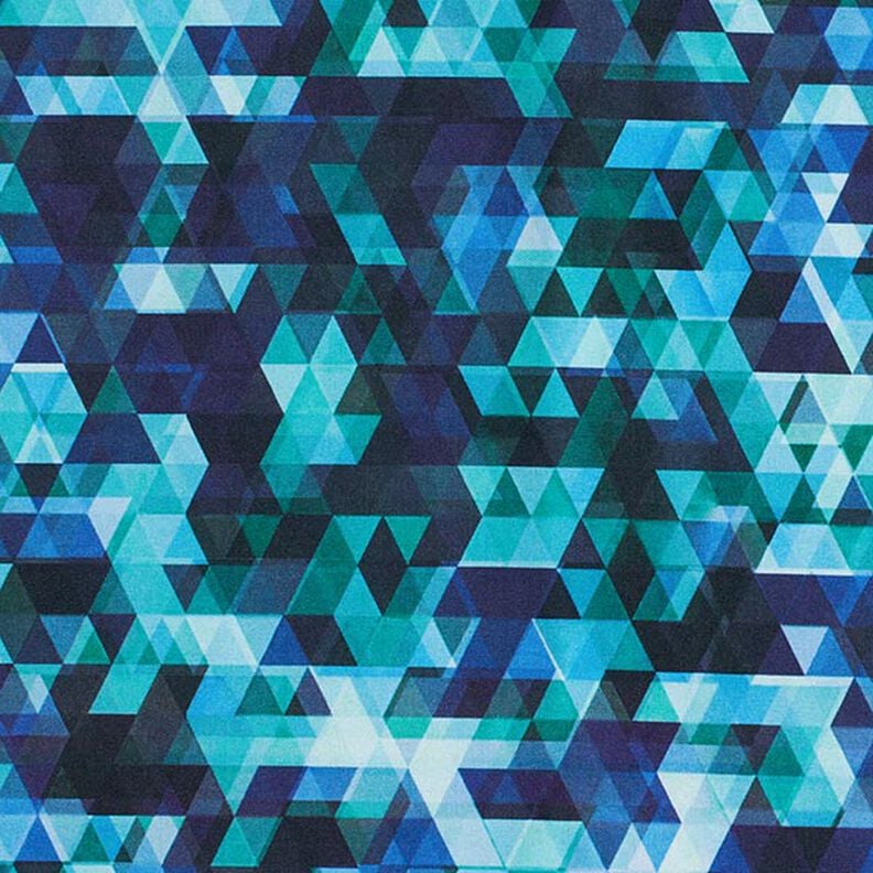 softshell Triangoli colorati stampa digitale – blu notte/turchese,  image number 6