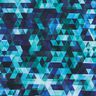 softshell Triangoli colorati stampa digitale – blu notte/turchese,  thumbnail number 6