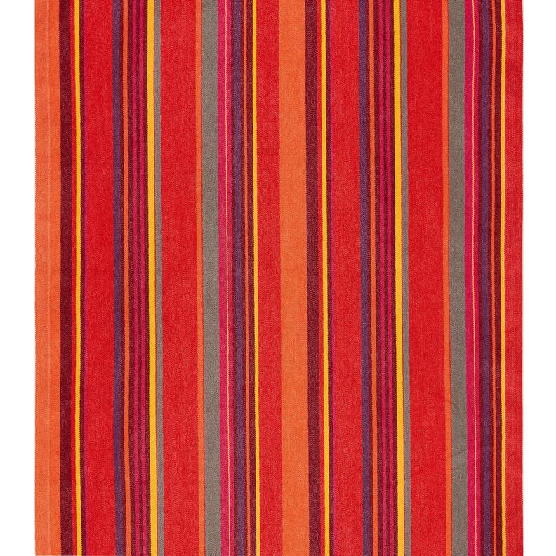 Outdoor Tessuto per sedia a sdraio Righe longitudinali 44 cm – lampone/rosso fuoco,  image number 1