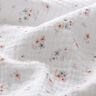 mussolina / tessuto doppio increspato Fiorellini romantici – bianco,  thumbnail number 2