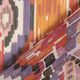 chiffon crespato righe brillanti astratte – bianco lana,  thumbnail number 4