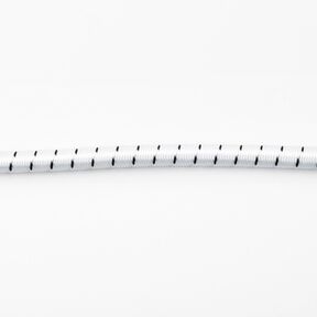 Corda in gomma resistente per esterni [Ø 10 mm] – bianco/nero, 