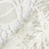 tessuto in pizzo con paillettes e bordo a smerlo – bianco,  thumbnail number 4