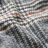 Tessuto per cappotto misto cotone Principe di Galles – bianco/blu notte,  thumbnail number 3