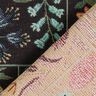 tessuto arredo gobelin Piastrelle floreali – nero,  thumbnail number 4