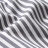 popeline di cotone Righe sottili – grigio ardesia/bianco,  thumbnail number 2