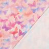 jersey di cotone farfalle colorate stampa digitale | Poppy Fabrics – rosé/blu,  thumbnail number 4