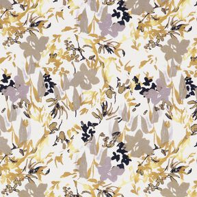 Maglia in viscosa con scena floreale – bianco, 