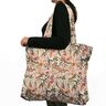 tessuto arredo mezzo panama, motivo floreale – albicocca/naturale,  thumbnail number 8