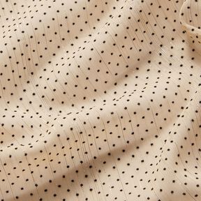 Righe con righe glitterate e pois – beige chiaro, 